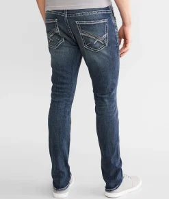 BKE Alec Skinny Stretch Jean Fleck Hot