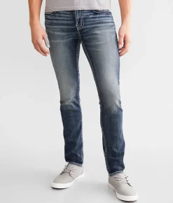 BKE Alec Skinny Stretch Jean Fleck Hot