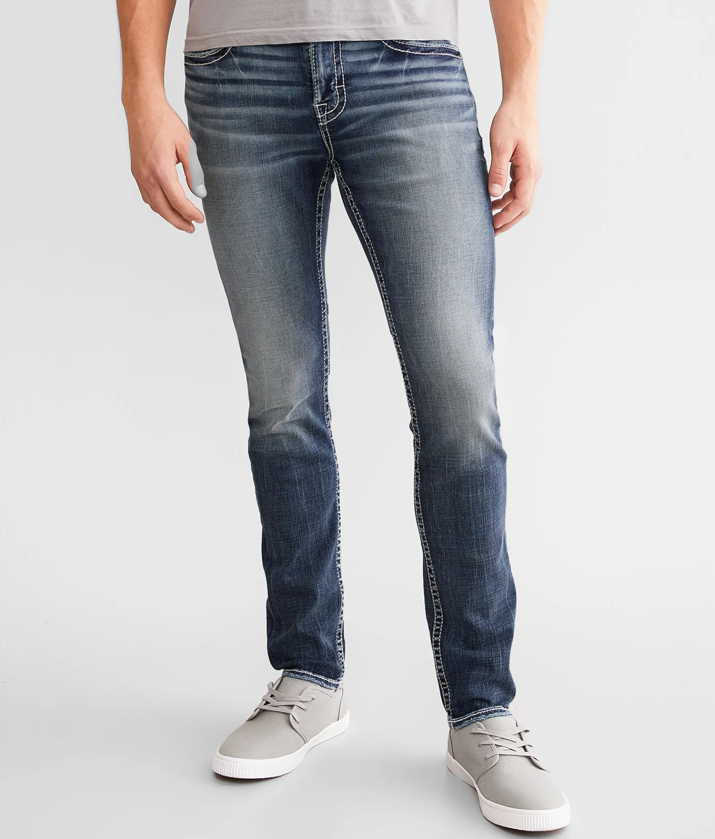 BKE Alec Skinny Stretch Jean Fleck Hot