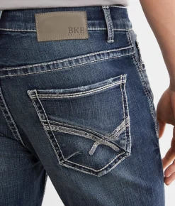BKE Alec Skinny Stretch Jean Fleck Hot