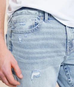 Bottoms|Bke Jeans | BKE Alec Straight Stretch Jean Soda