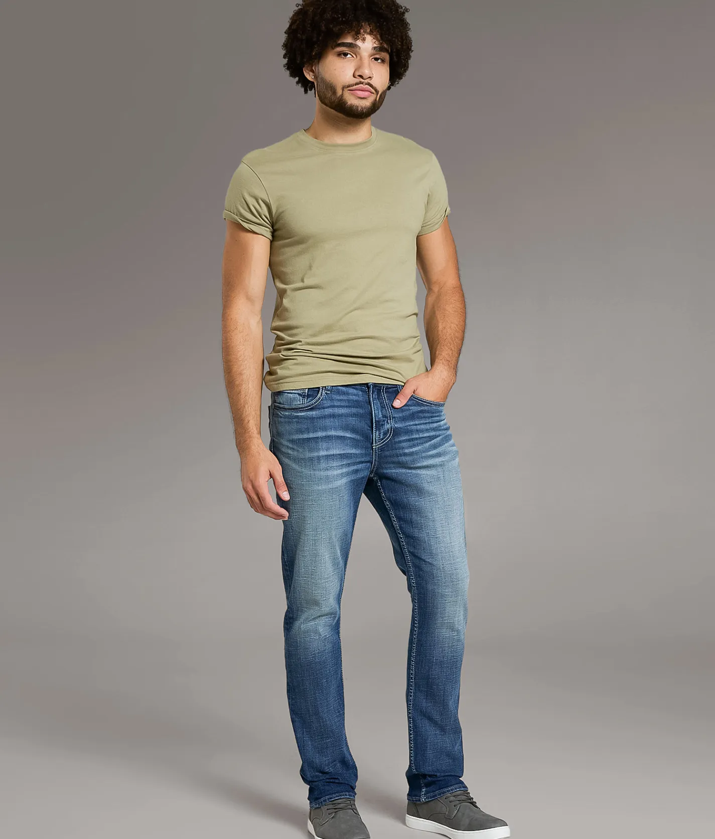 Bottoms|Jeans | BKE Alec Straight Stretch Jean Corner