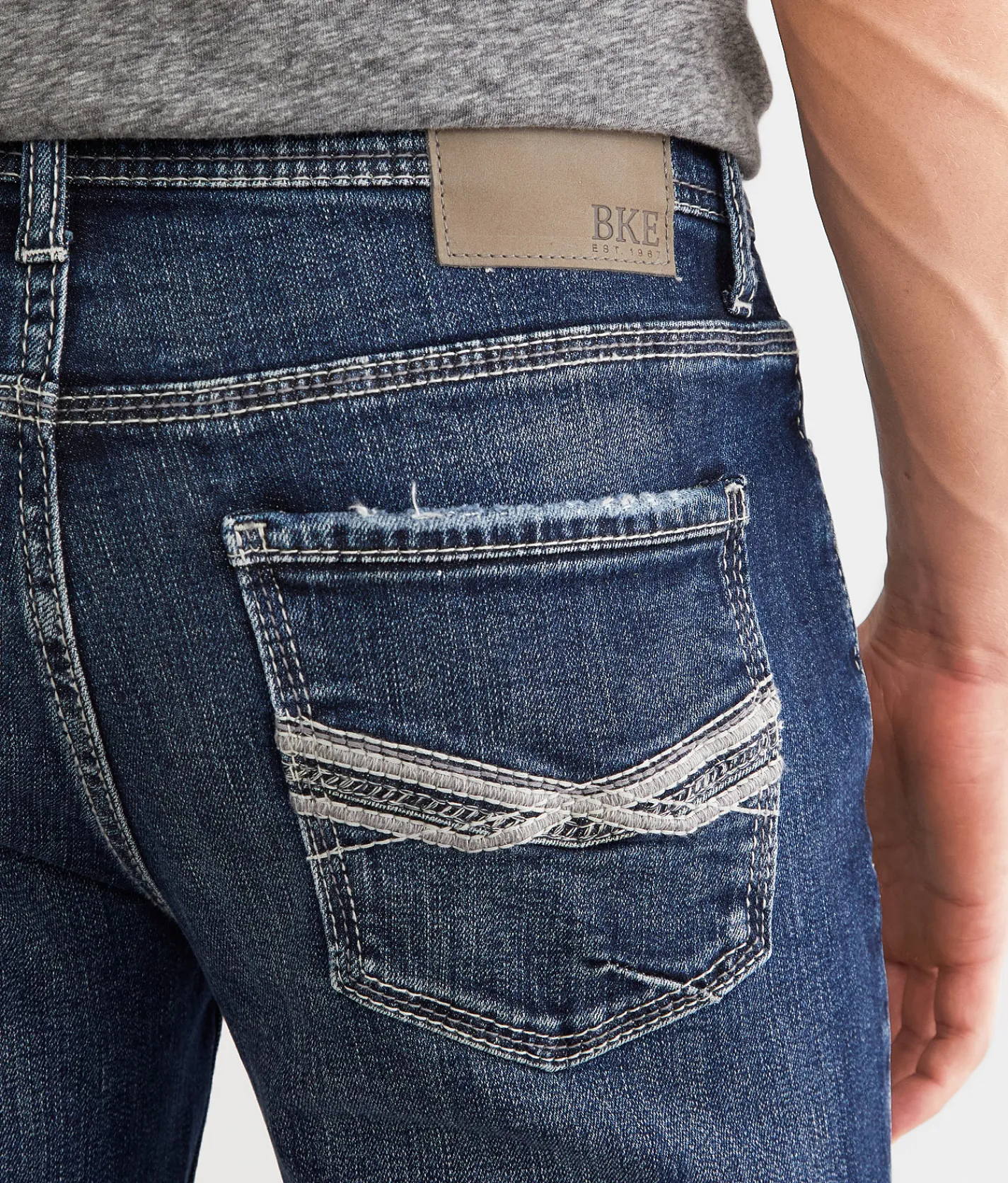Sale Jeans|Bottoms | BKE Alec Straight Stretch Jean Brinker