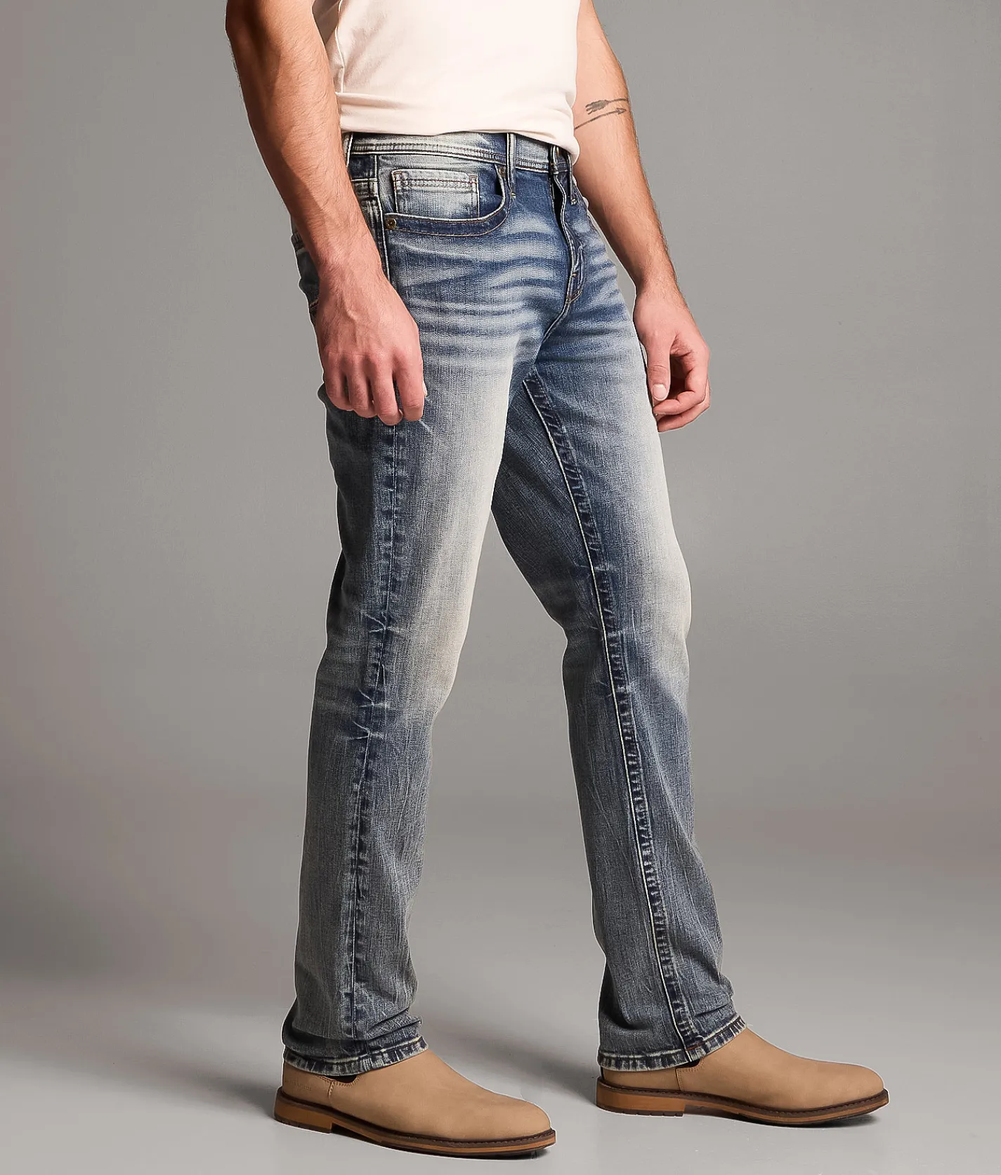 BKE Alec Straight Stretch Jean Nyx Best