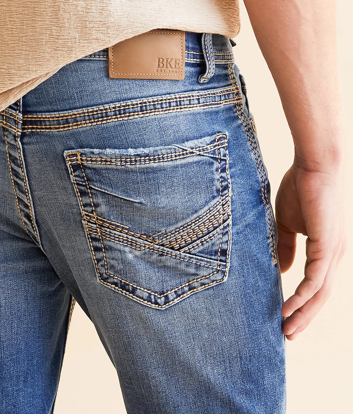 Sale Jeans|Bke Jeans | BKE Alec Straight Stretch Jean Purdy