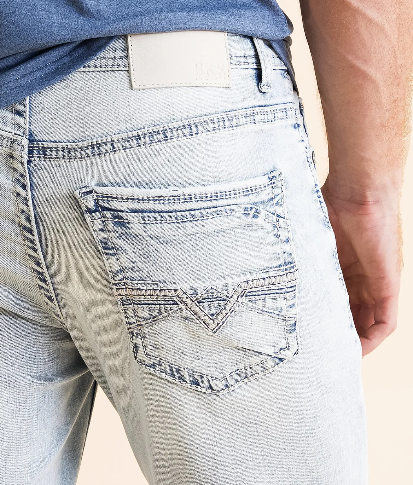 BKE Alec Straight Stretch Jean Rosella Sale
