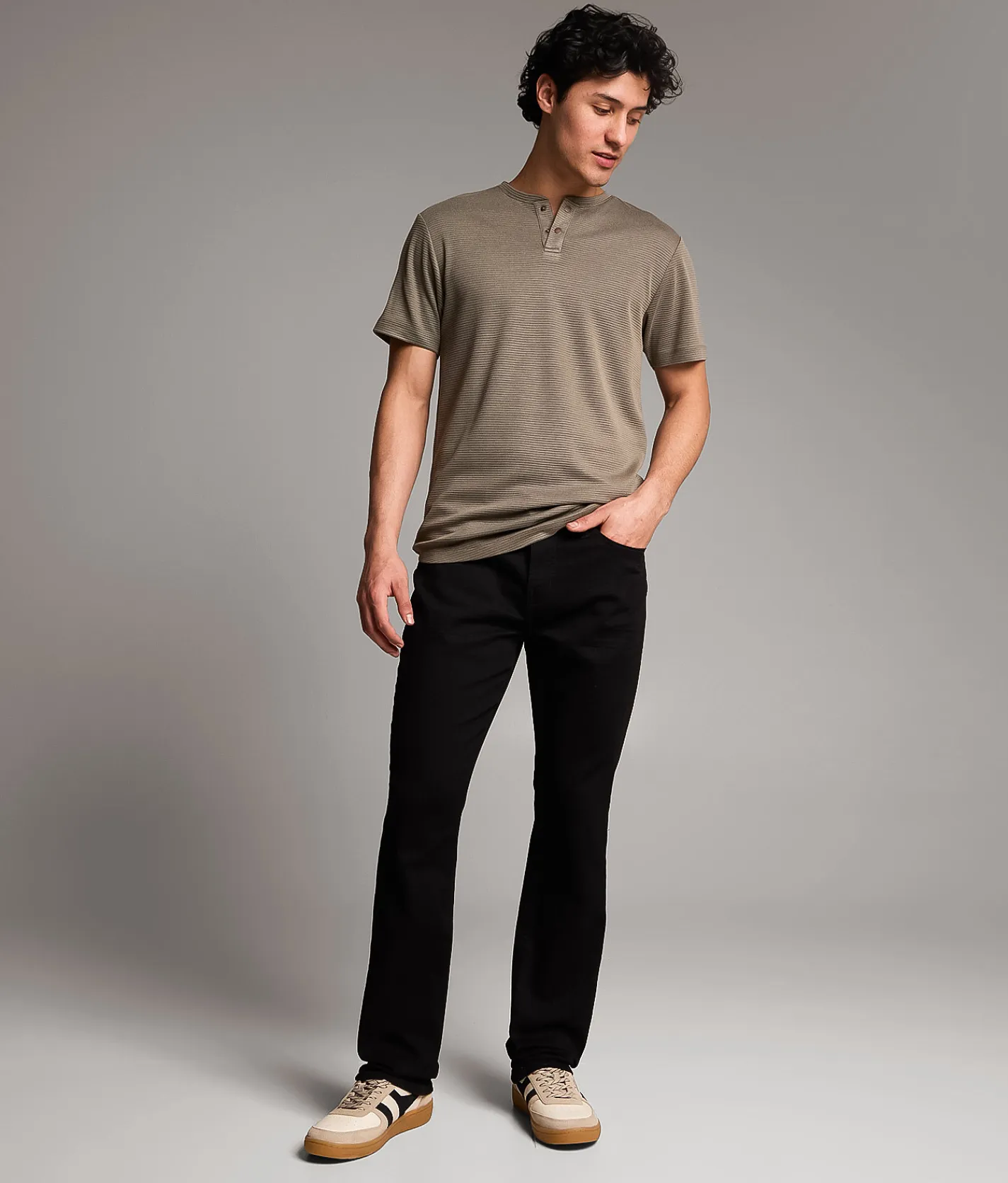 BKE Alec Straight Stretch Jean Black Online
