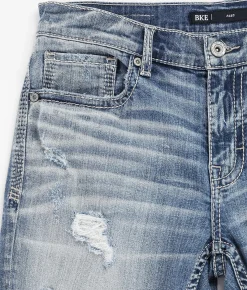 Sale Jeans|Bottoms | BKE Alec Straight Stretch Jean Worgul 3