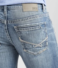 Sale Jeans|Bottoms | BKE Alec Straight Stretch Jean Worgul 3