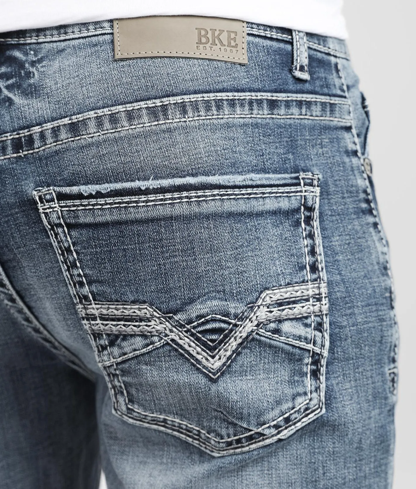 BKE Alec Straight Stretch Jean Crest Sale