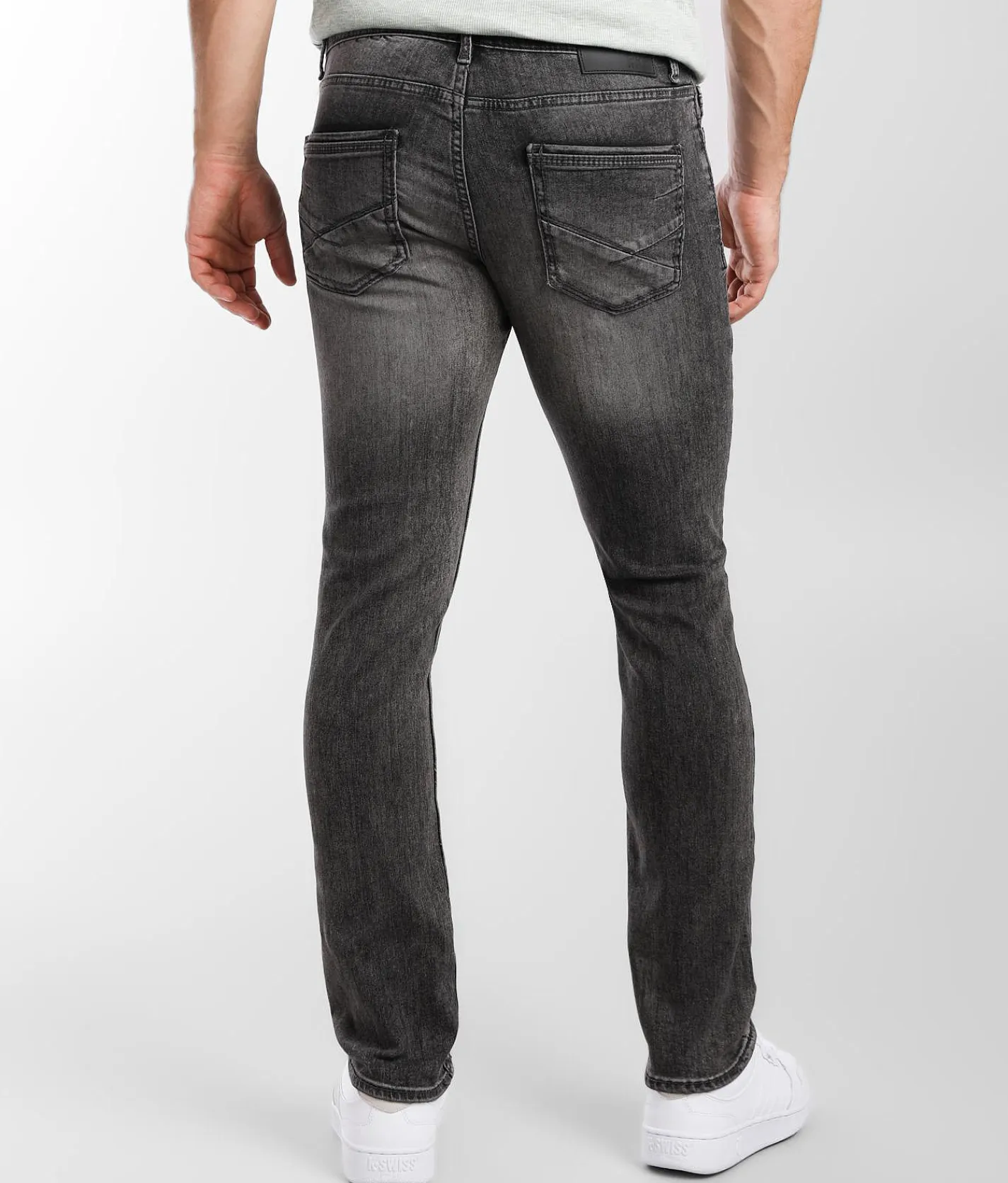 BKE Alec Straight Stretch Jean Black Clearance