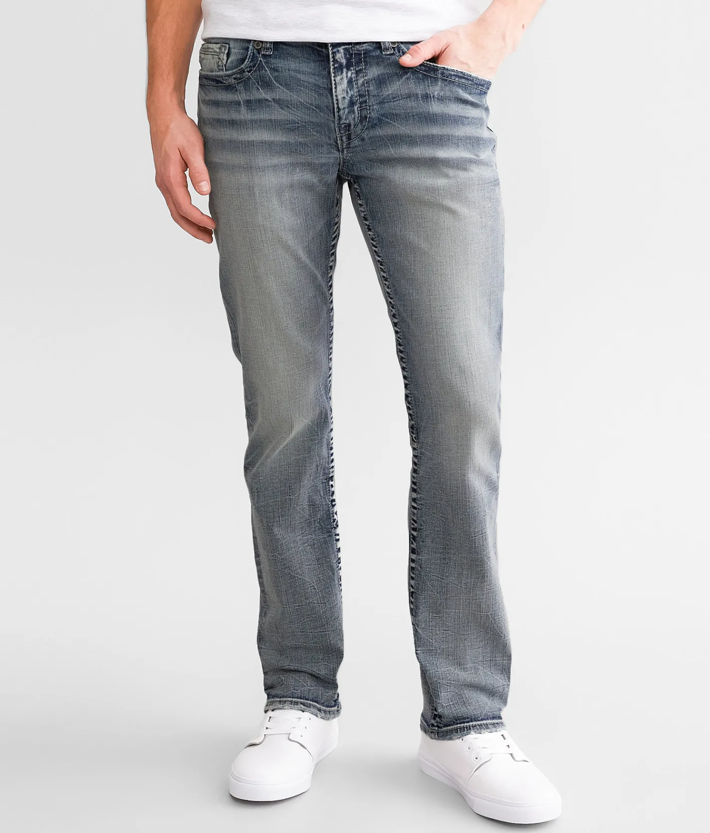 Sale Jeans|Bottoms | BKE Alec Straight Stretch Jean Annarbor