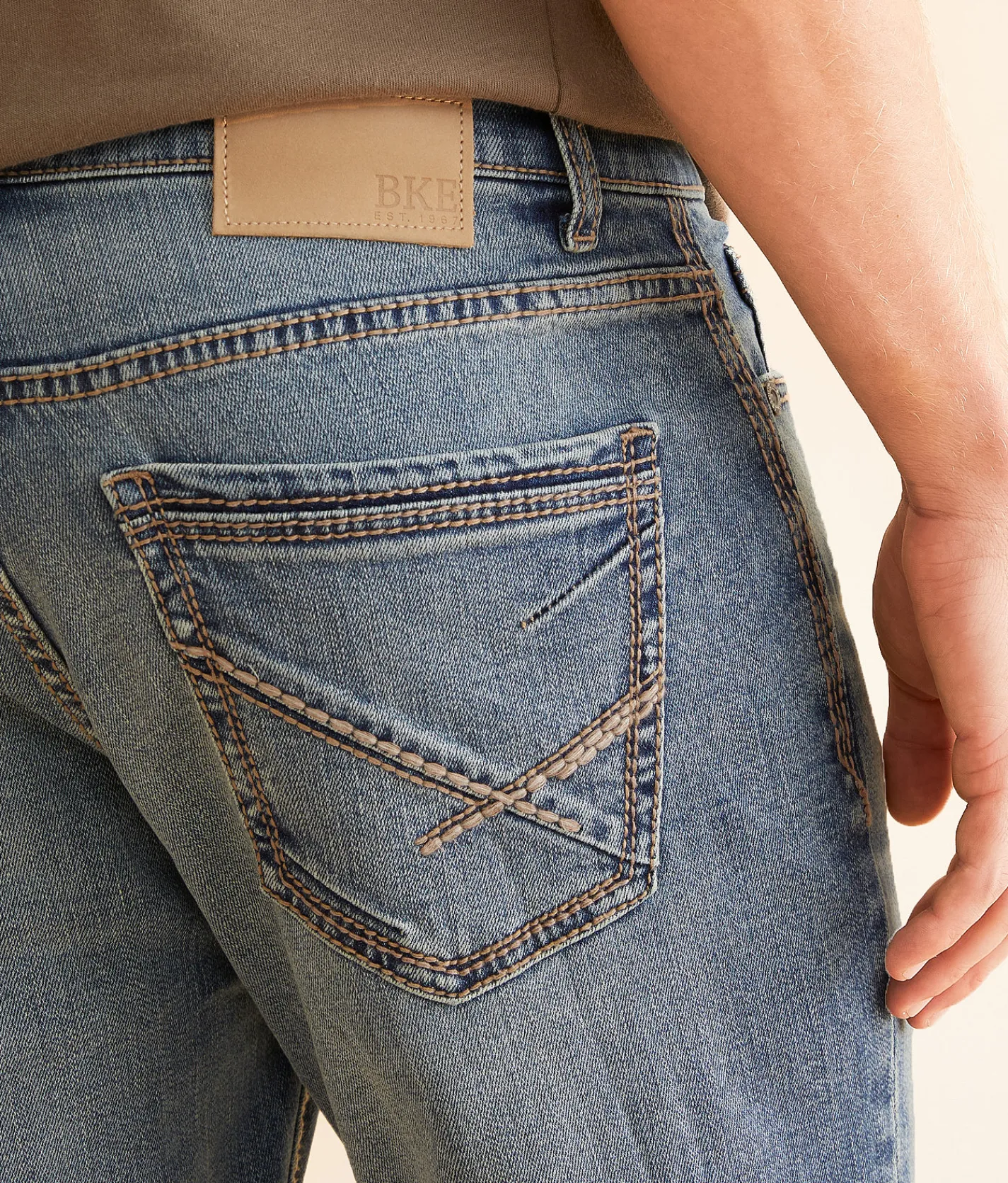 Bke Jeans|Jeans | BKE Alec Straight Stretch Jean Feta