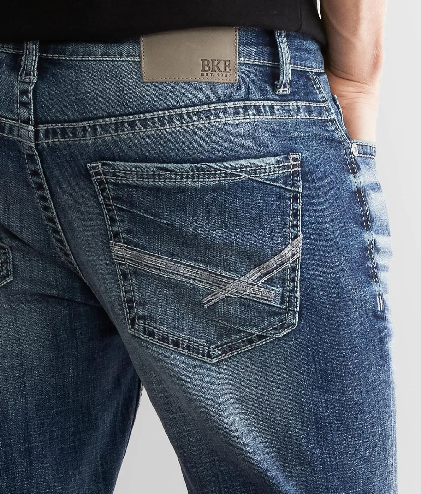 Sale Jeans|Bottoms | BKE Alec Straight Stretch Jean Drywood