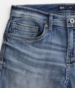 Bottoms|Bke Jeans | BKE Alec Straight Stretch Jean Clock