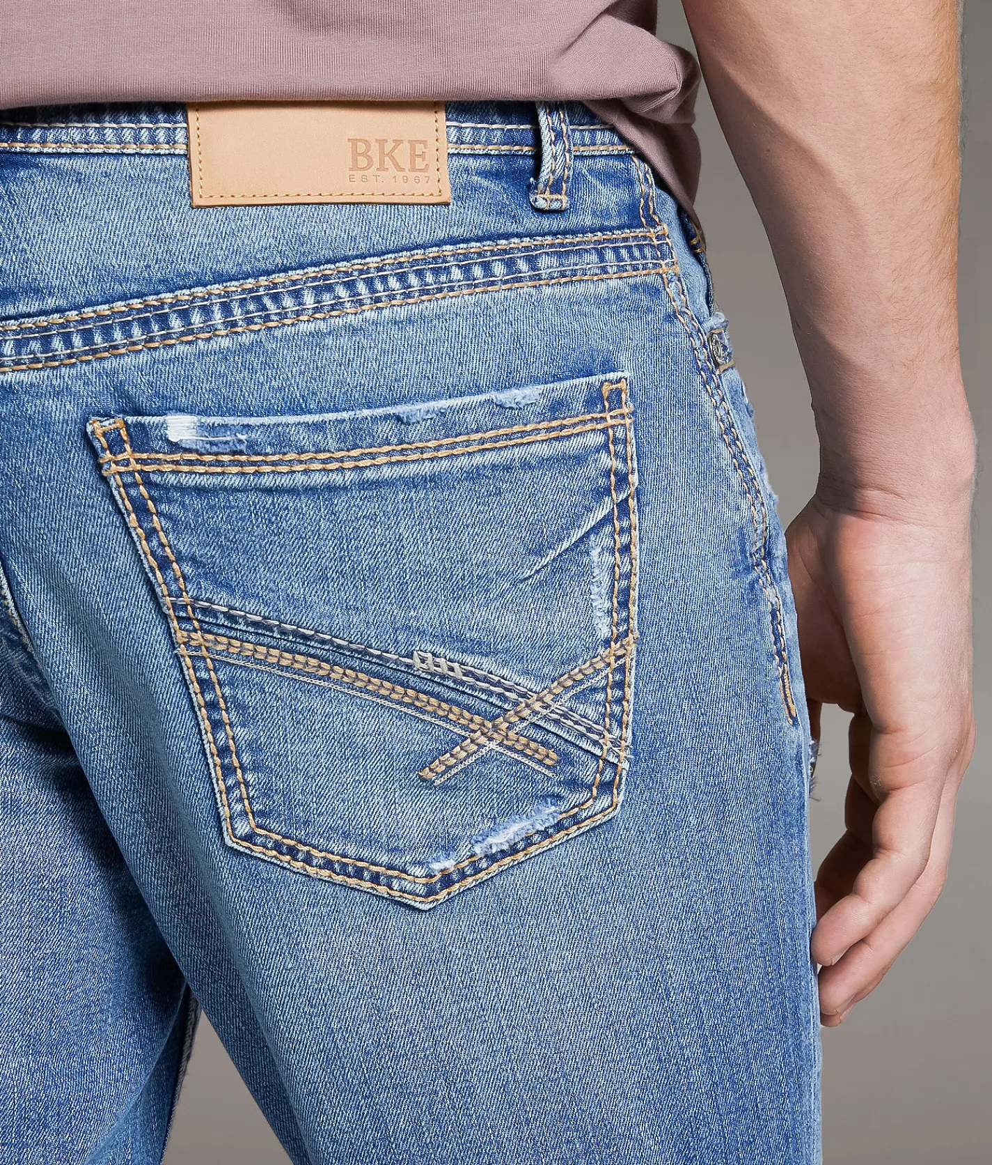 BKE Alec Straight Stretch Jean Sheba Clearance