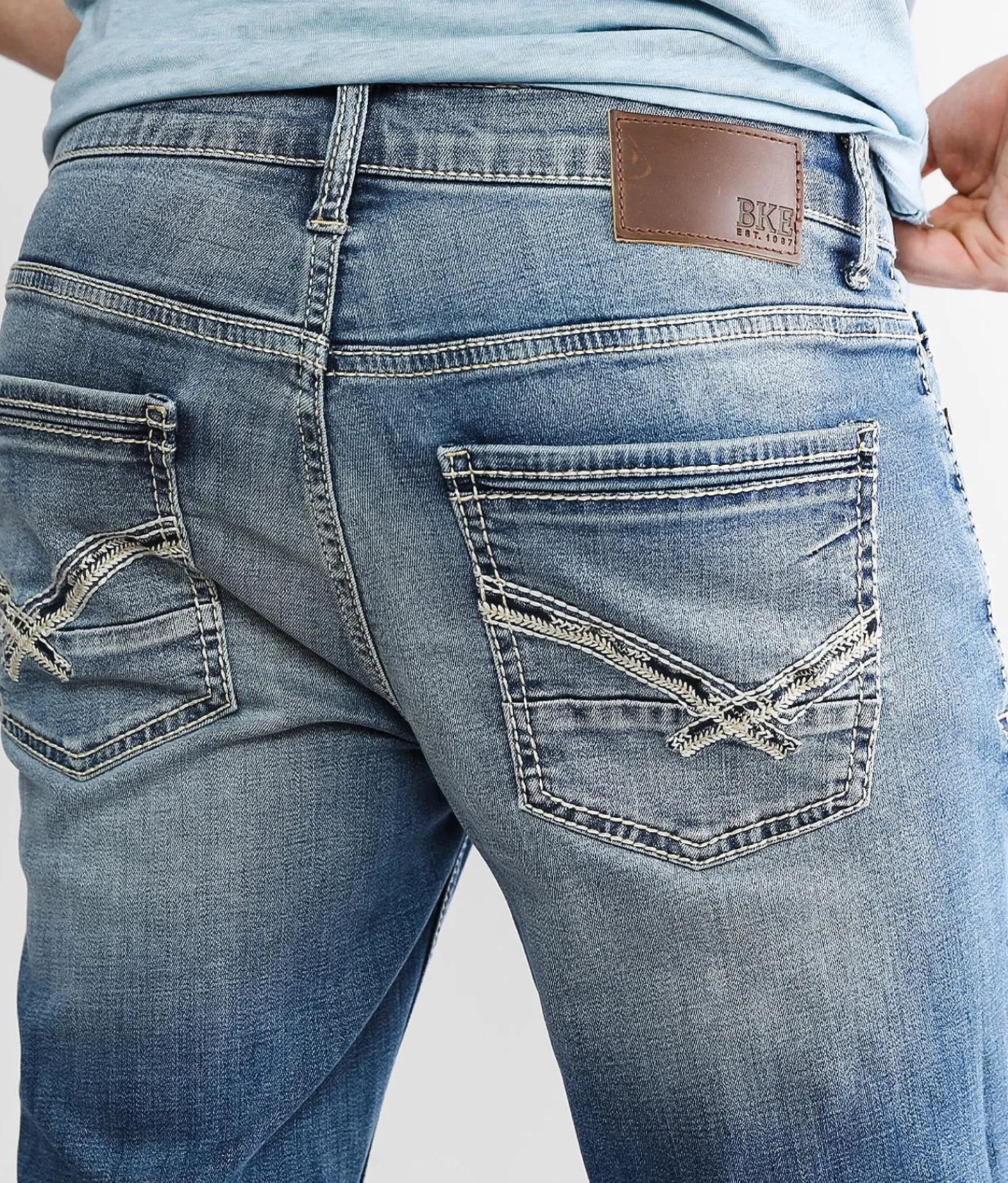 BKE Alec Straight Stretch Jean Hobble Outlet