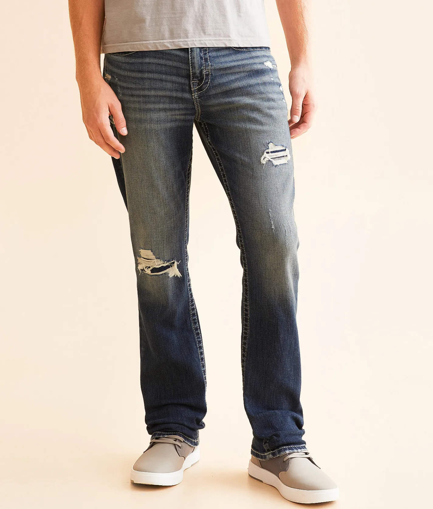Bottoms|Bke Jeans | BKE Alec Straight Stretch Jean Wollenbecker 2