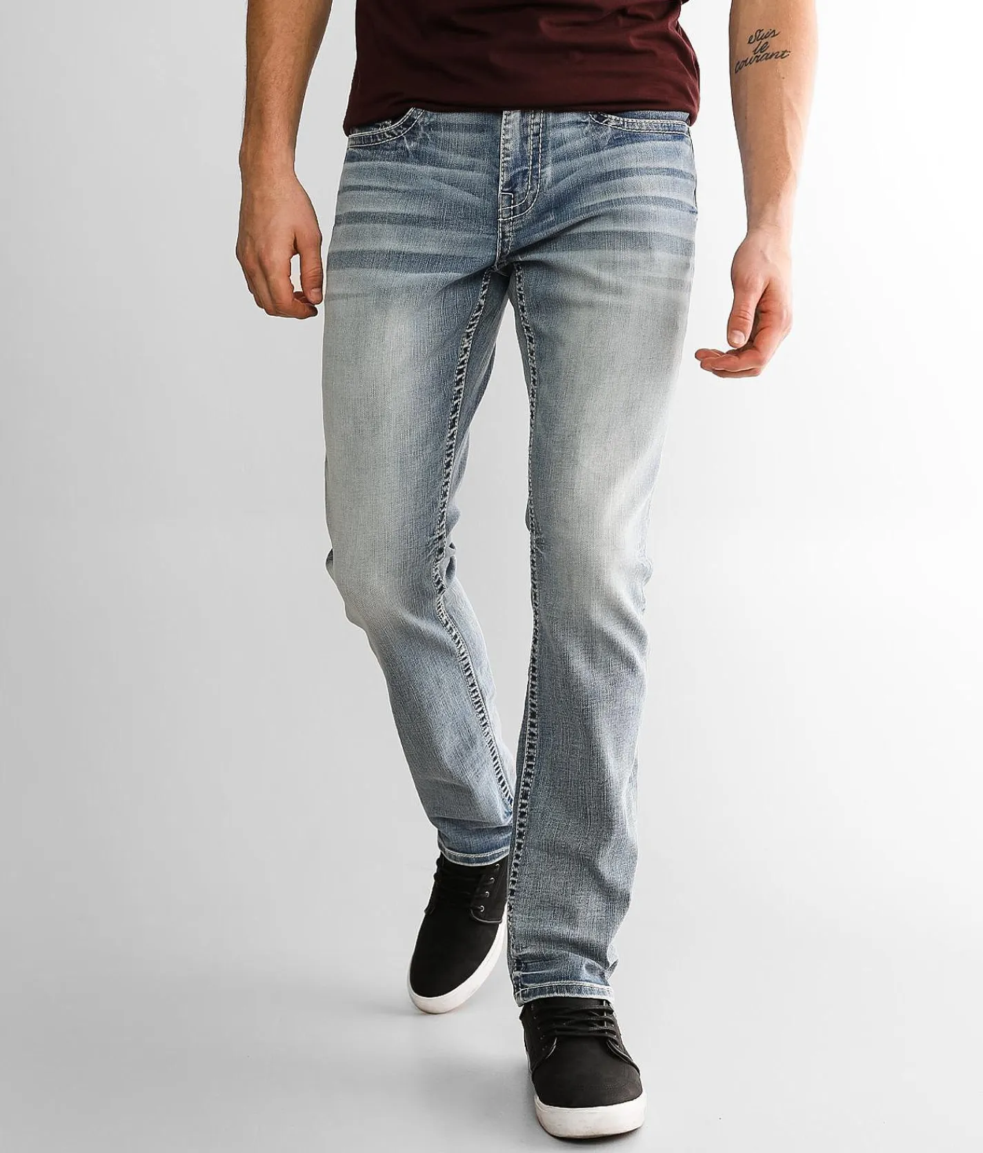 BKE Alec Straight Stretch Jean Heyward Sale
