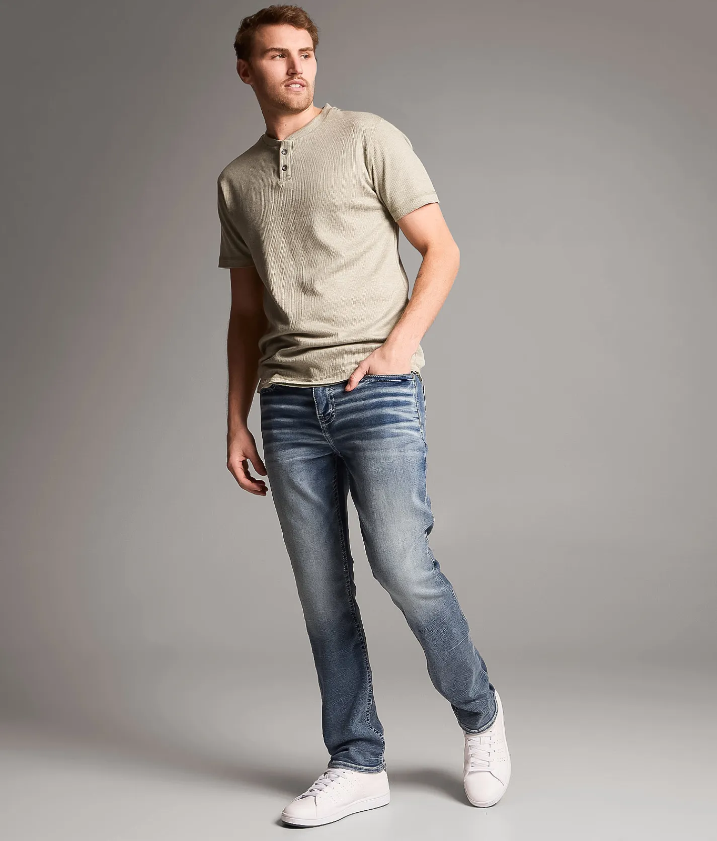 Bottoms|Bke Jeans | BKE Alec Straight Stretch Jean Varian