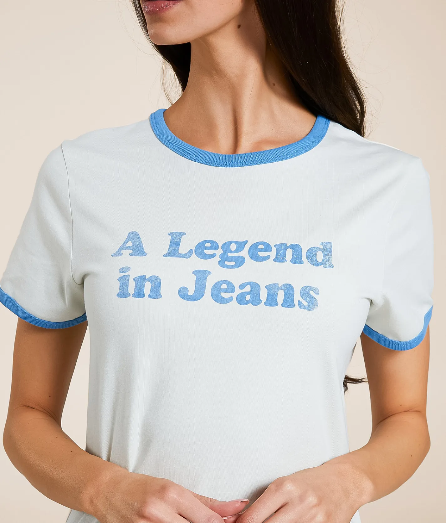 Tops | Wrangler® A Legend In Jeans T-Shirt Vintage White