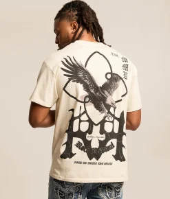 Rock Revival Alexander T-Shirt Cream Hot