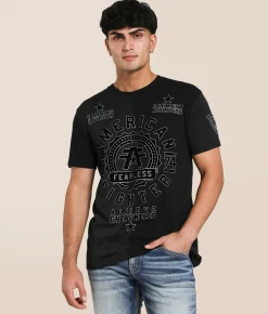 Tops|Graphic T-Shirts | American Fighter Alexander T-Shirt Black Pitch Black