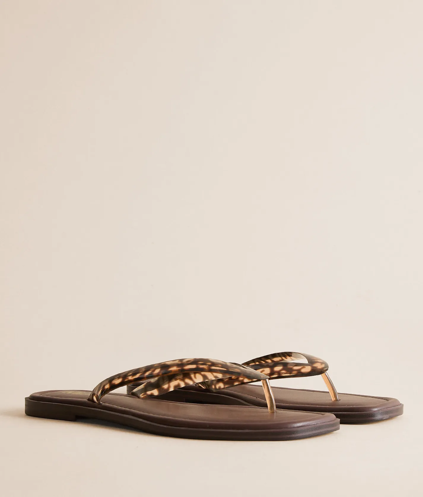 Shoes | Mia Alexiss Print Flip Flop Leopard
