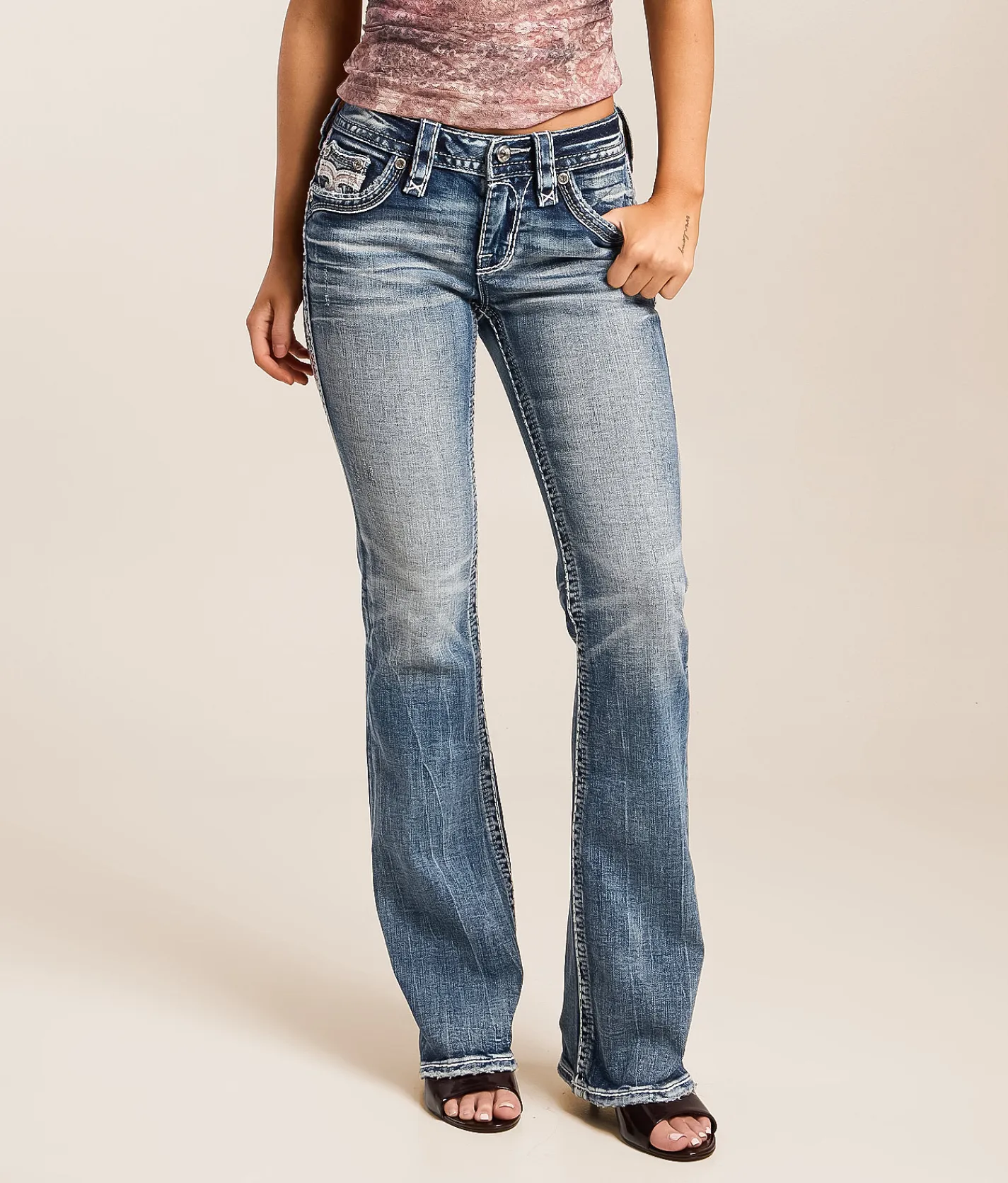 Jeans|Bottoms | Rock Revival Alitzel Low Rise Boot Stretch Jean Alitzel B201