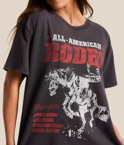 Wrangler® All-American Rodeo Oversized T-Shirt Phantom Clearance