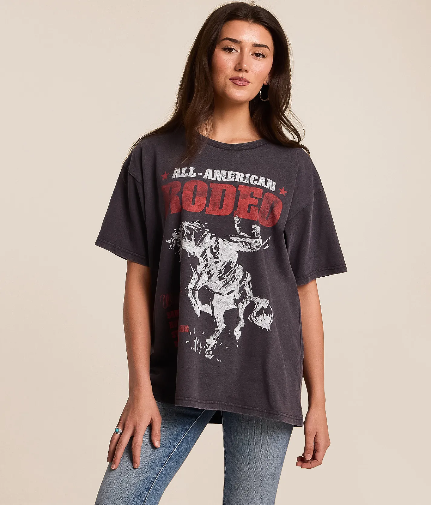 Wrangler® All-American Rodeo Oversized T-Shirt Phantom Clearance