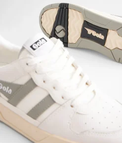 Gola® Allcourt Leather Sneaker White Green Outlet