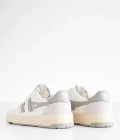 Gola® Allcourt Leather Sneaker White Green Outlet
