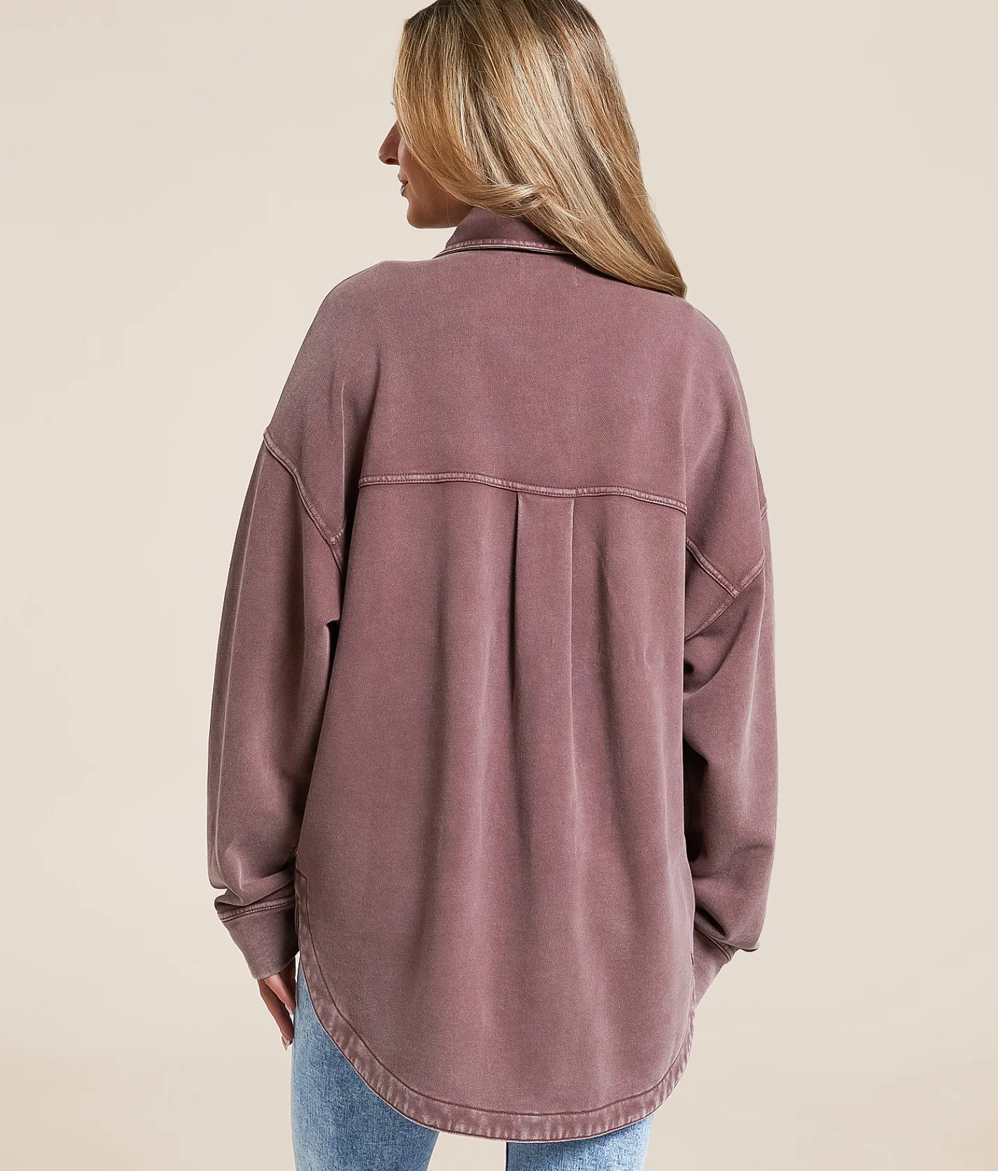 Tops|Coats & Jackets | Z Supply All Day Knit Washed Shacket Sandalwood
