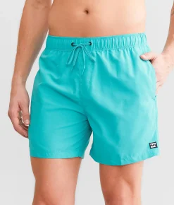 Bottoms|Swimwear | Billabong All Day Layback Swim Trunks Dark Mint