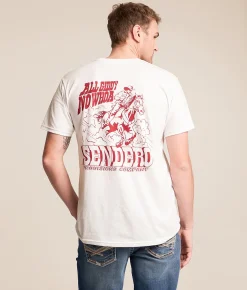 Sendero Provisions Co. All Giddy No Whoa T-Shirt Vintage White Sale
