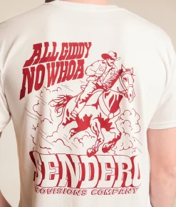 Sendero Provisions Co. All Giddy No Whoa T-Shirt Vintage White Sale