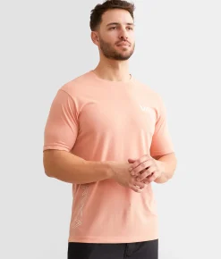 Graphic T-Shirts|Activewear | RVCA All Layers Sport T-Shirt Coral Haze