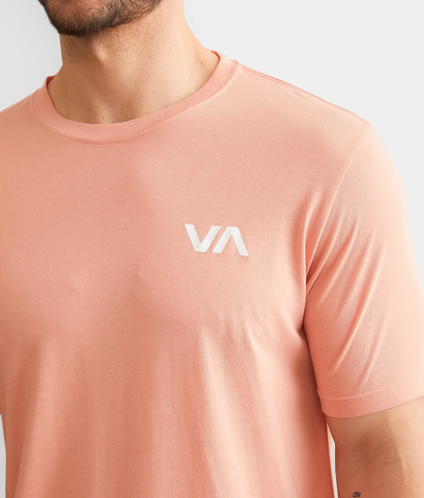 Graphic T-Shirts|Activewear | RVCA All Layers Sport T-Shirt Coral Haze