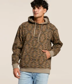 Tops | Ariat All Over Hooded Sweatshirt Khaki Southwest