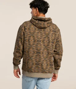 Tops | Ariat All Over Hooded Sweatshirt Khaki Southwest