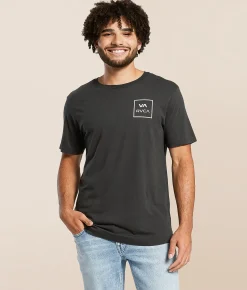 RVCA All The Way T-Shirt Pirate Black