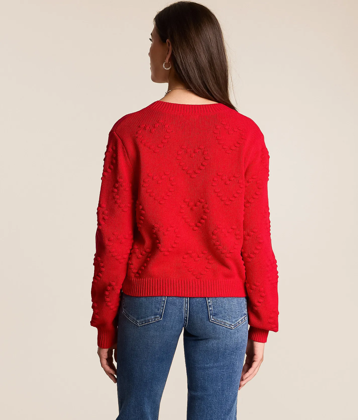Z Supply All Yours Cardigan Sweater Kiss Me Red Sale