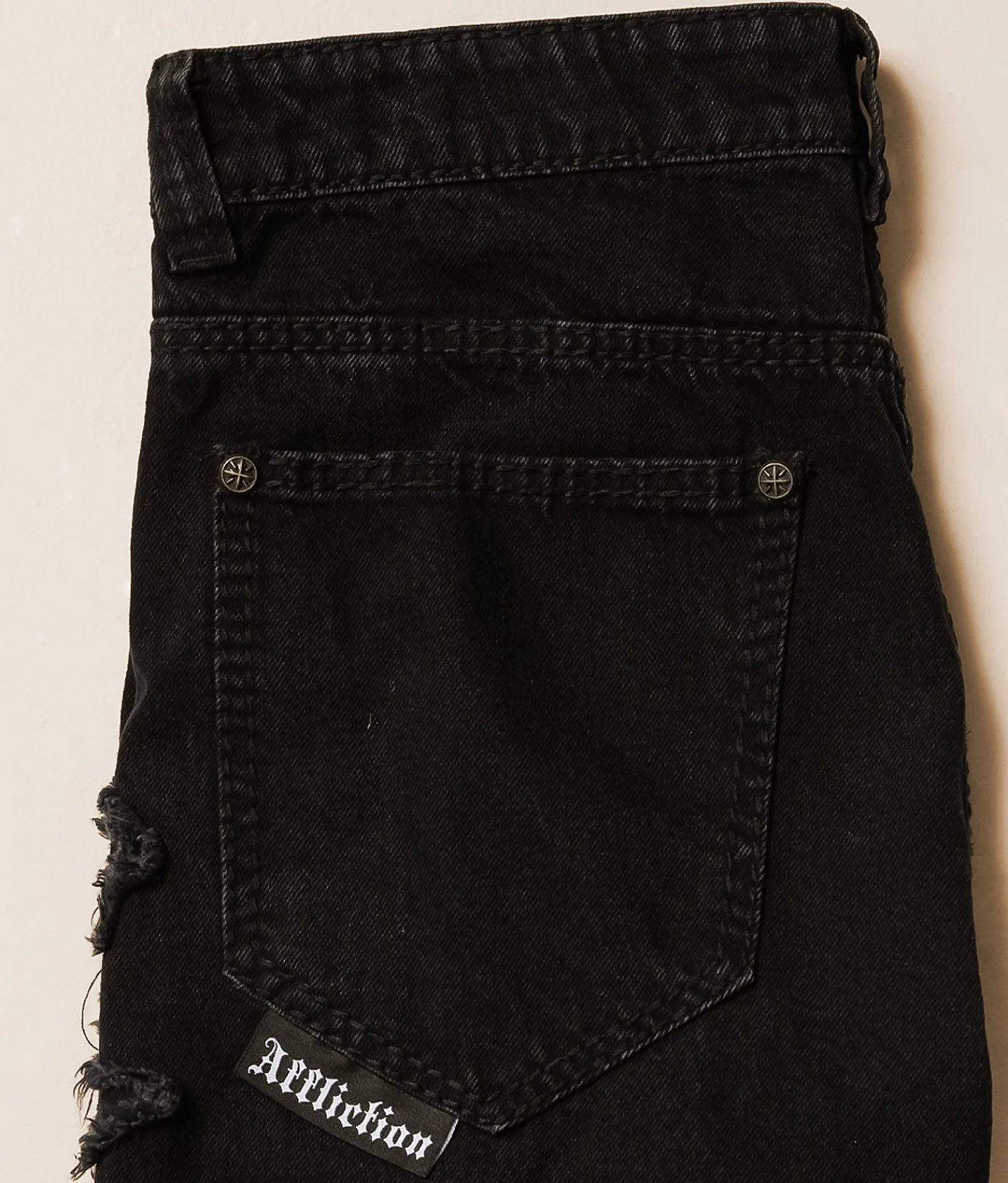 Affliction Alpha Baggy Jean Black Hot