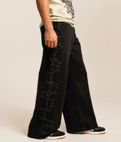 Affliction Alpha Baggy Jean Black Hot