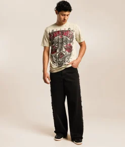 Affliction Alpha Baggy Jean Black Hot