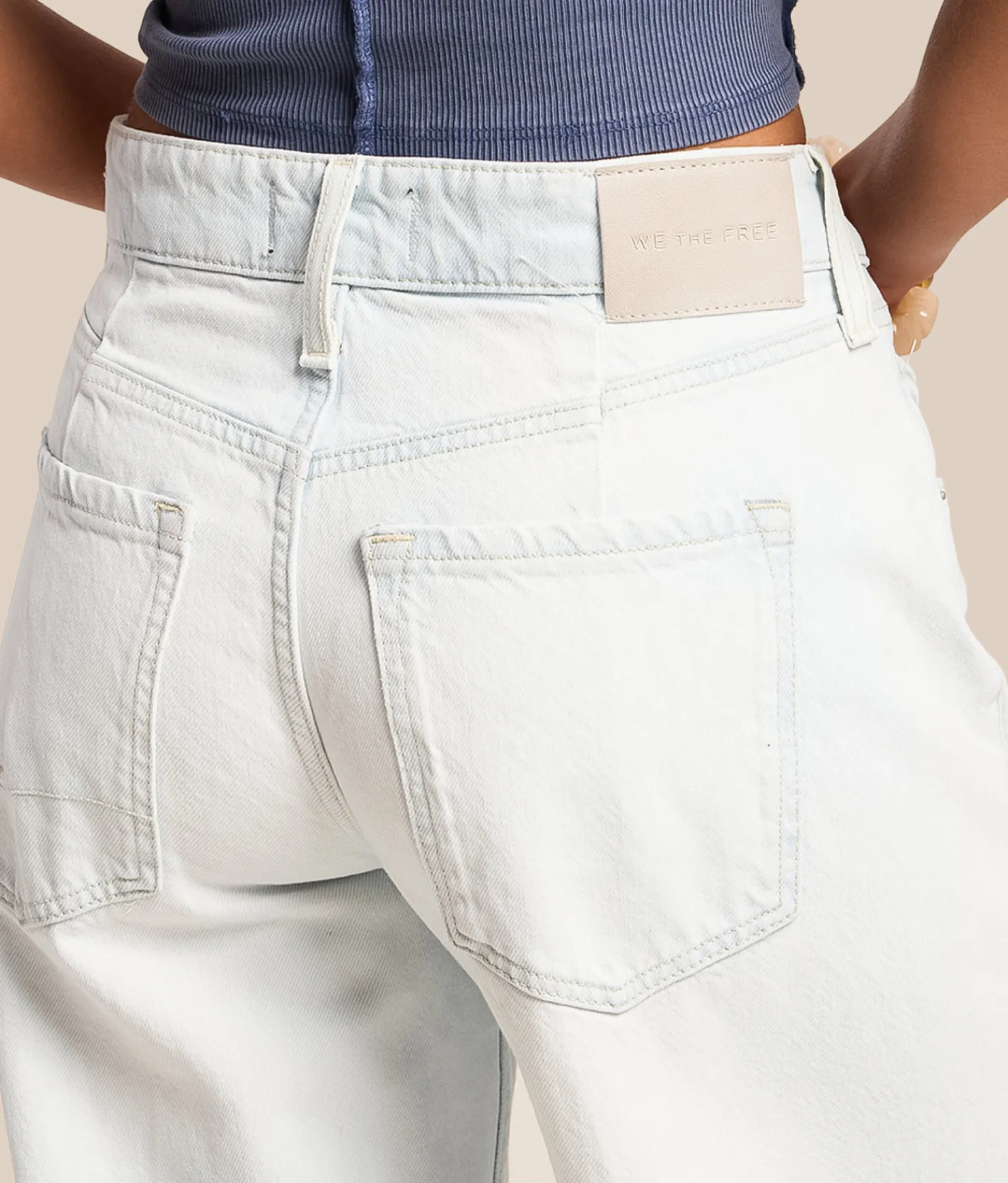 Jeans|Bottoms | Free People Alter Ego Wide Leg Boyfriend Jean Reality Check