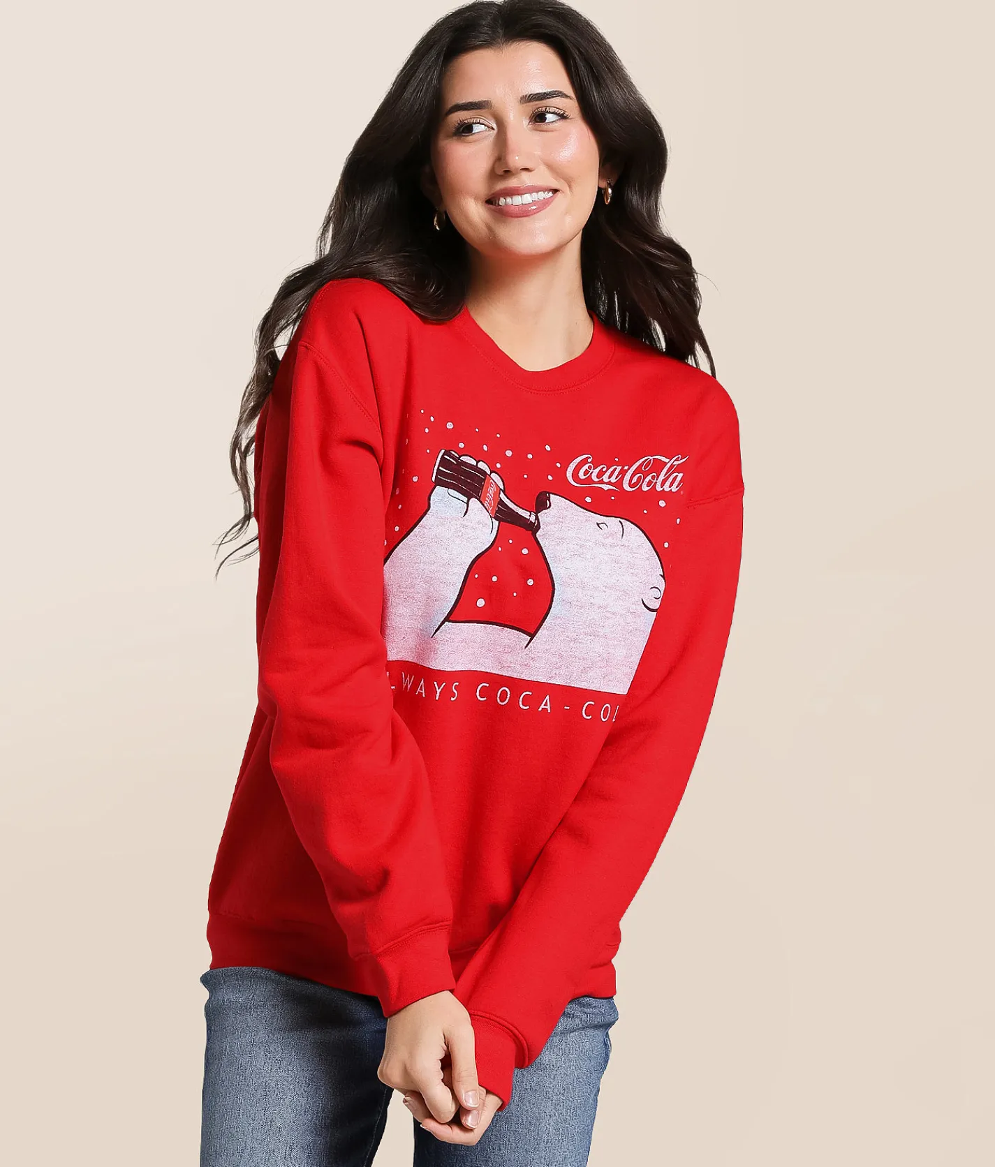 Junkfood Always Coca-Cola Holiday Pullover Red Hot
