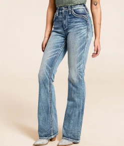 Rock Revival Alyvia Curvy High Rise Boot Stretch Jean Alyvia HB205 Hot