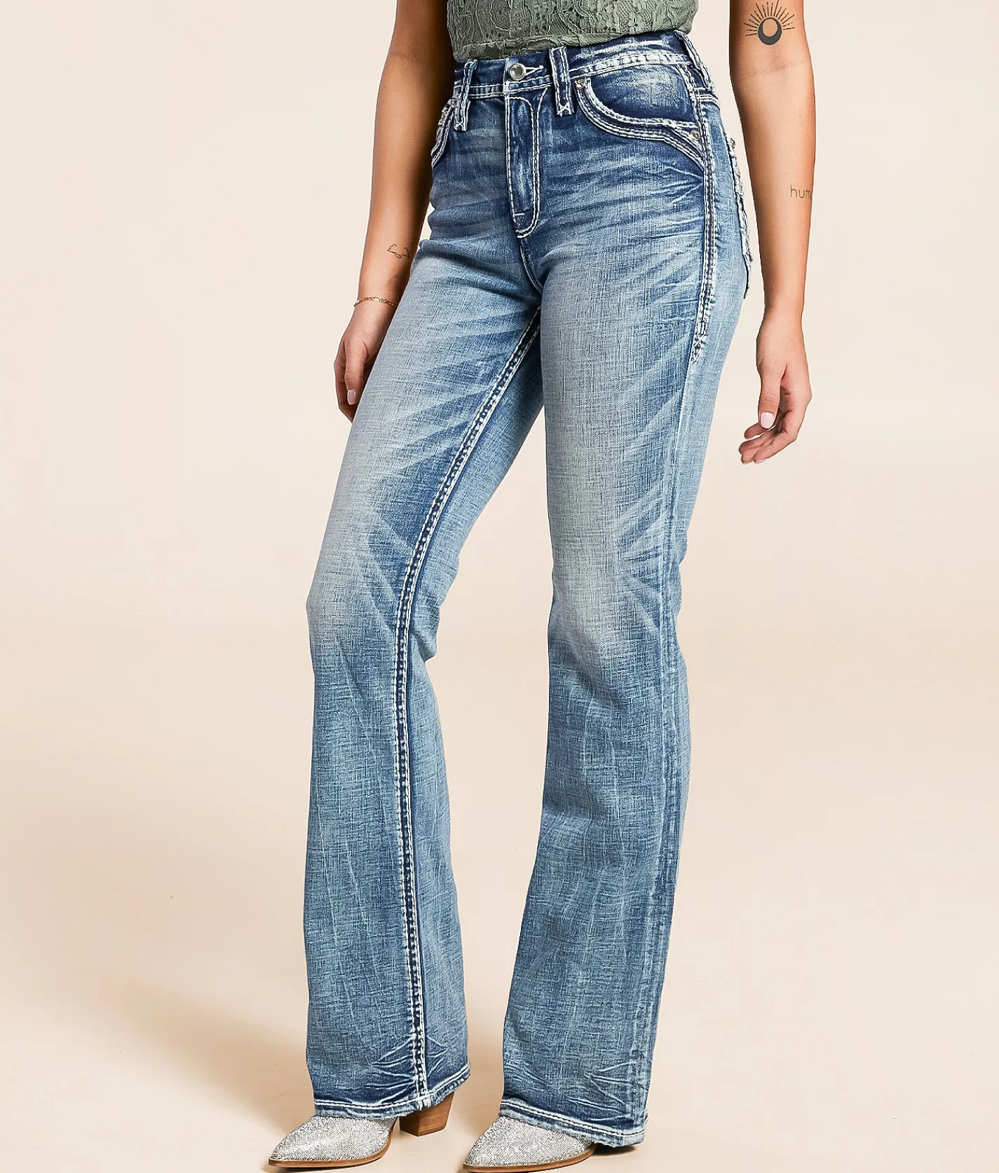Jeans | Rock Revival Alyvia Curvy High Rise Boot Stretch Jean Alyvia HB205